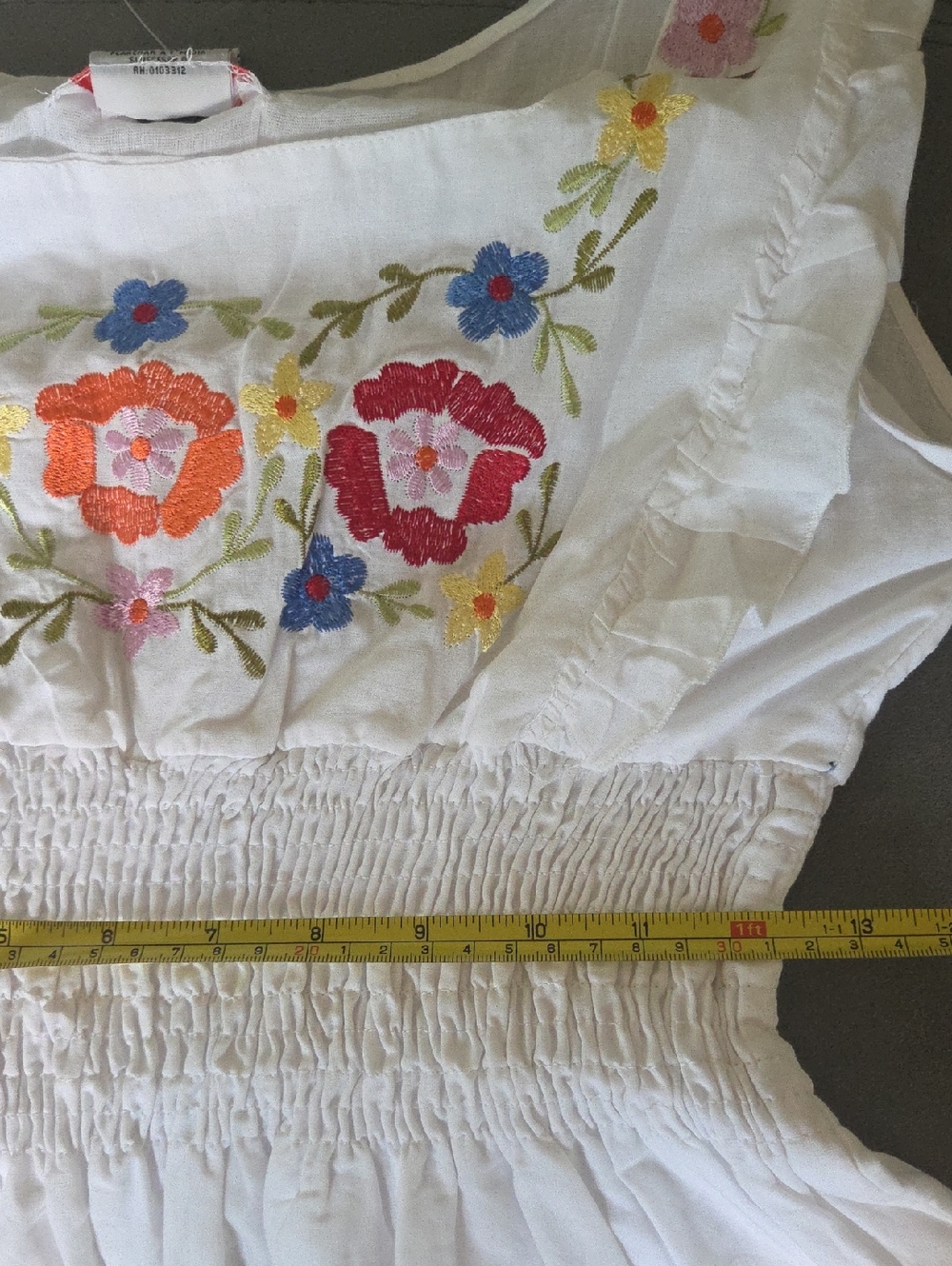 Just Love White Floral Embroidered Sundress - Picture 5 of 5